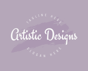 Brush Paint Artist logo design