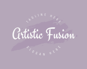 Brush Paint Artist logo design