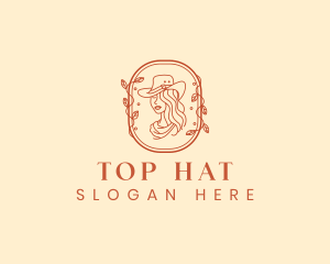 Cowgirl Hat Boutique logo design