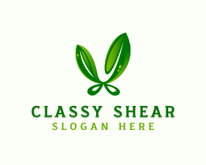 Gardening Leaf Shears logo design