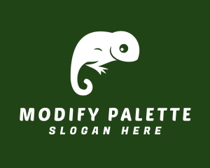 Reptile Chameleon Pet logo design