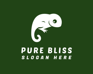 Reptile Chameleon Pet logo design