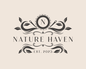 Nature Sewing Seamstress logo design