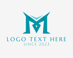 3D Marketing Consulting Letter M logo