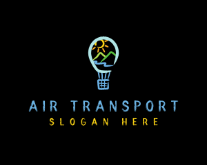 Hot Air Balloon Travel logo design