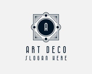 Art Deco Elegant Lettermark  logo design