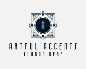 Art Deco Elegant Lettermark  logo design