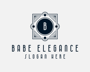 Art Deco Elegant Lettermark  logo design