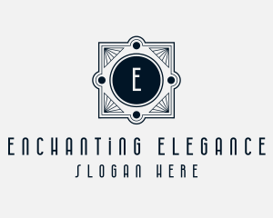 Art Deco Elegant Lettermark  logo design