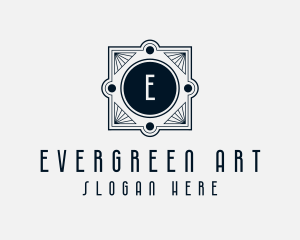 Art Deco Elegant Lettermark  logo design