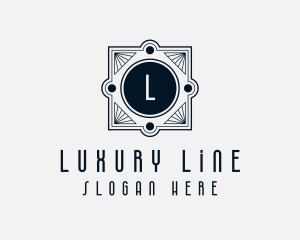 Art Deco Elegant Lettermark  logo design