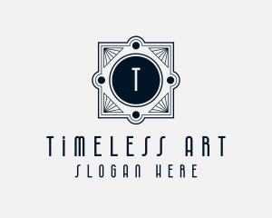 Art Deco Elegant Lettermark  logo design