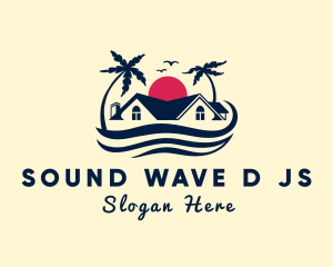 Beach House Property logo design