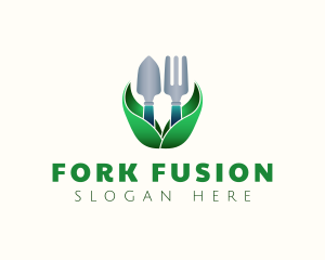 Shovel Fork Gardening logo design