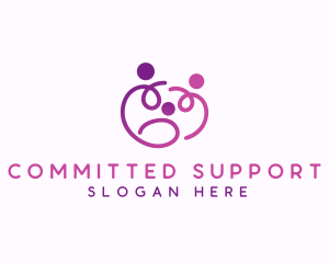 Family Support Foundation  logo design