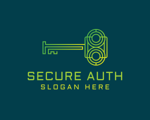 Security Maze Key logo design