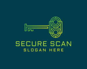 Security Maze Key logo design