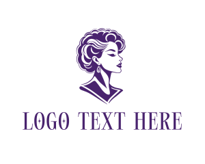 Woman Beauty Hairdressing logo