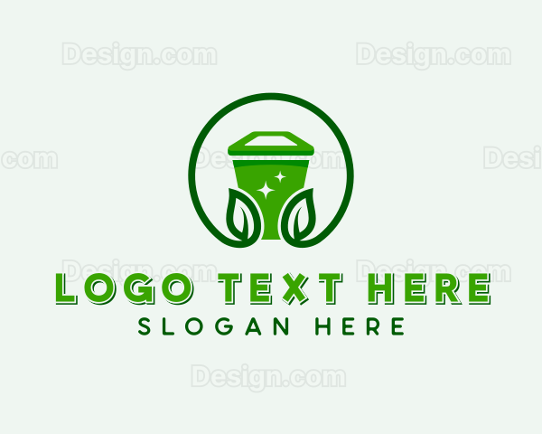 Eco Trash Garbage Logo