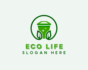 Eco Trash Garbage  logo design