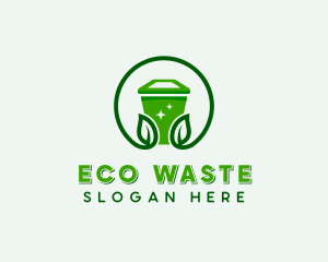 Eco Trash Garbage  logo design