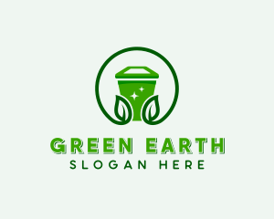 Eco Trash Garbage  logo design