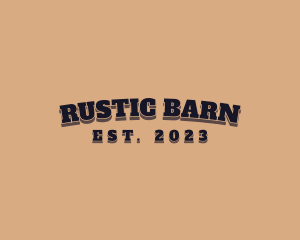 Generic Rustic Workshop logo design