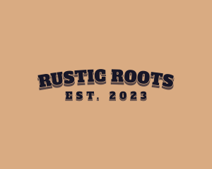 Generic Rustic Workshop logo design