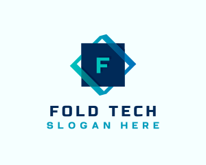 Gradient Tech Cube logo design