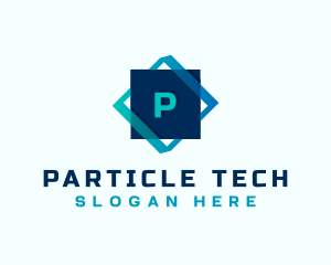 Gradient Tech Cube logo design