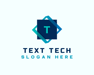 Gradient Tech Cube logo design