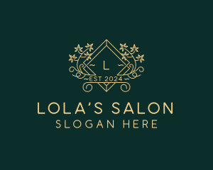 Flower Beauty Salon logo design