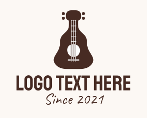 Brown Guitar Bottle  logo