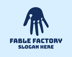 Hand Factory Chimney  logo design