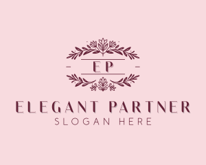 Garden Floral Wedding logo design