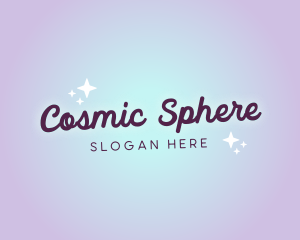 Astral Cosmic Sparkle logo design