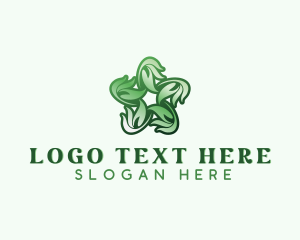 Natural Herb Leaves  logo