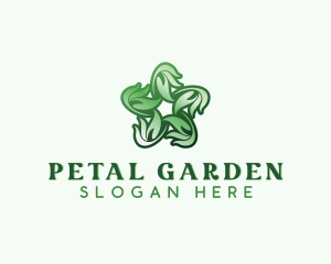 Natural Herb Leaves  logo design