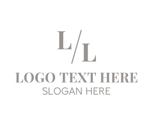 Simple Masculine Business logo