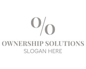 Simple Masculine Business logo