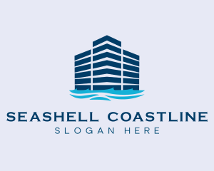 Premium Skyscraper Harbor logo design