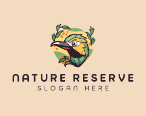 Kookaburra Bird Nature logo design