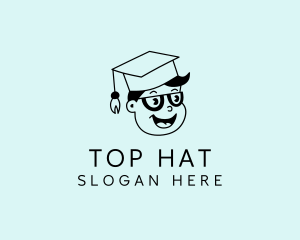 Student Male Graduate logo design