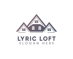 House Roof Property logo design