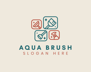 Cleaning Tool Box logo design