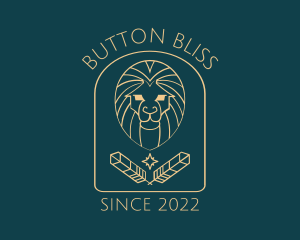 Elegant Lion Astrology logo design