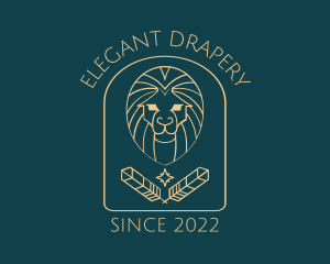 Elegant Lion Astrology logo design