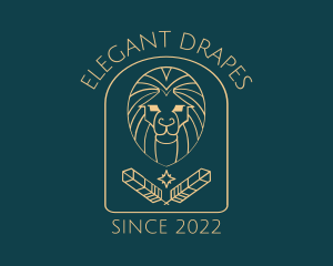 Elegant Lion Astrology logo design