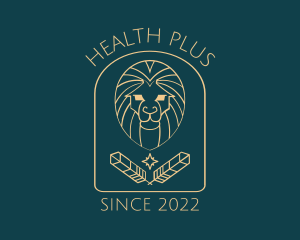 Elegant Lion Astrology logo design