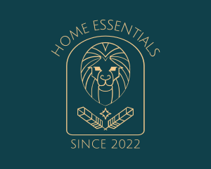 Elegant Lion Astrology logo design